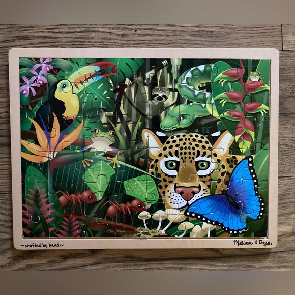 Melissa & Doug Other - Colorful Jungle Animal Puzzle
